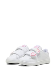 Puma White Kids Smash 3.0 Badges Sneakers - Image 3 of 6