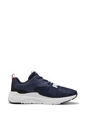 Puma Blue Mens SOFTRIDE Wired 2 Sneakers - Image 1 of 6