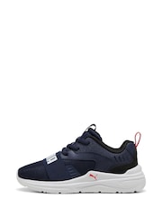 Puma Blue Kids Soft Wired 2 Sneakers - Image 2 of 6