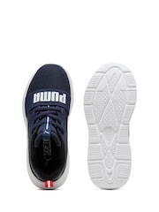 Puma Blue Kids Soft Wired 2 Sneakers - Image 5 of 6