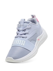 Puma Light Blue Kids Soft Wired 2 Sneakers - Image 5 of 6