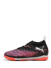 Puma Black Kids Youth FUTURE 8 MATCH TT Mid Football Boots - Image 2 of 6