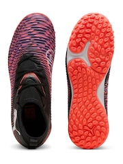 Puma Black Kids Youth FUTURE 8 MATCH TT Mid Football Boots - Image 4 of 6