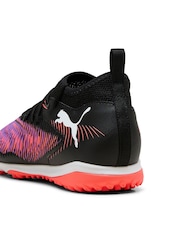 Puma Black Kids Youth FUTURE 8 MATCH TT Mid Football Boots - Image 6 of 6