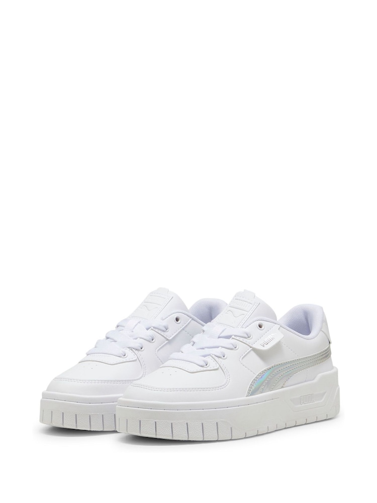 Puma White Kids Youth Cali Dream Iridescent Sneakers - Image 2 of 5