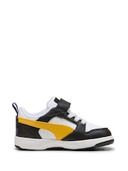 Puma Black Girls Toddlers Rebound V6 Lo Sneakers - Image 1 of 6