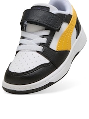 Puma Black Girls Toddlers Rebound V6 Lo Sneakers - Image 6 of 6