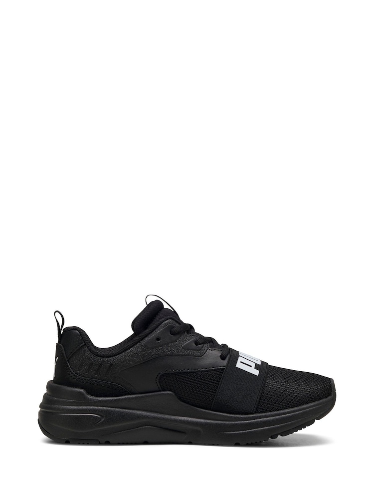 Puma Black Kids Youth Softride Wired 2 Sneakers - Image 1 of 6