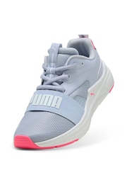 Puma Light Blue Kids Youth Softride Wired 2 Sneakers - Image 4 of 6