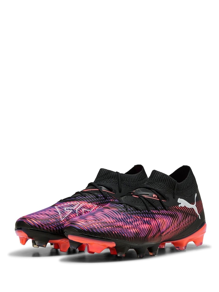 Puma Black Womens FUTURE 8 MATCH FG/AG Football Boots - Image 3 of 6