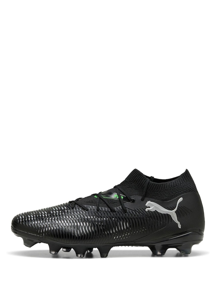 Puma Charcoal Black Mens FUTURE 8 MATCH FG/AG Football Boots - Image 2 of 6