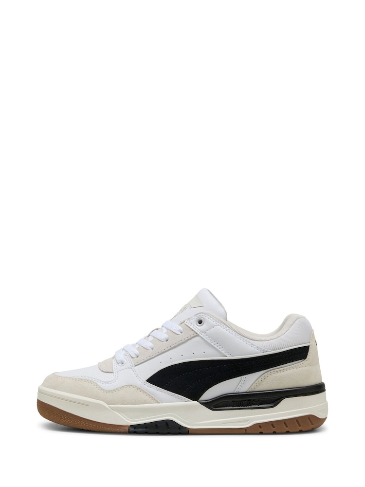Puma White Rebound Retro Sneakers - Image 2 of 6