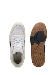 Puma White Rebound Retro Sneakers - Image 4 of 6