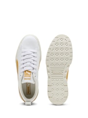 Blanco tiz - Puma Womens Mayze Lux Sneakers - Imagen 4 de 6