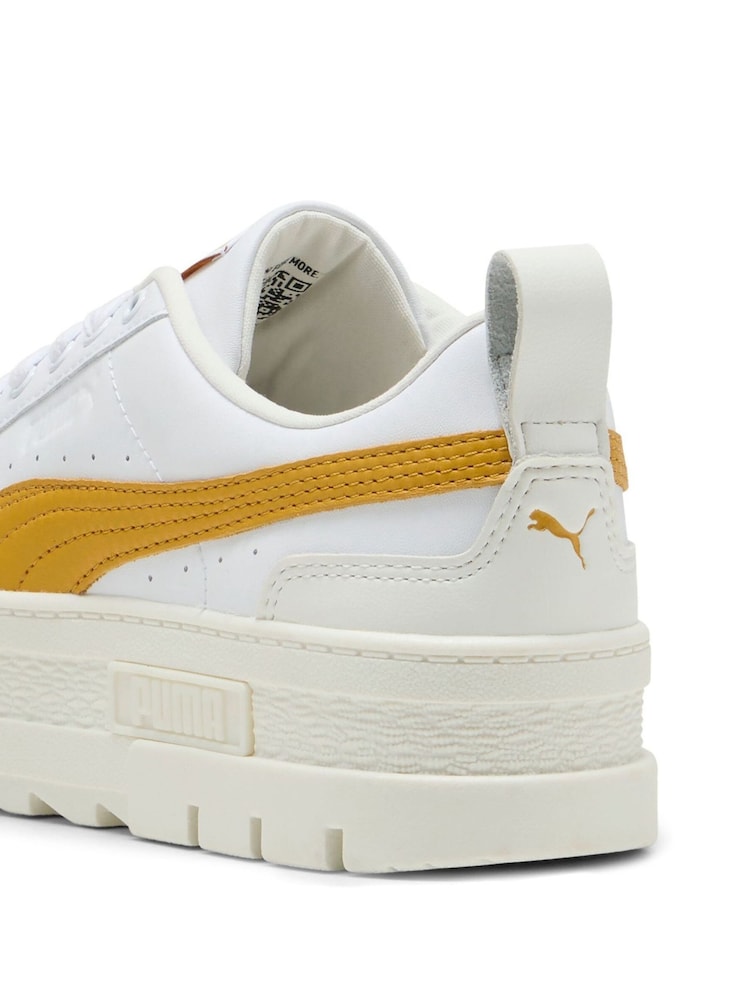 Blanco tiz - Puma Womens Mayze Lux Sneakers - Imagen 6 de 6