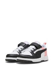 Krijtwit - Puma Kids Rebound V6 Lo Sneakers - Image 3 of 6