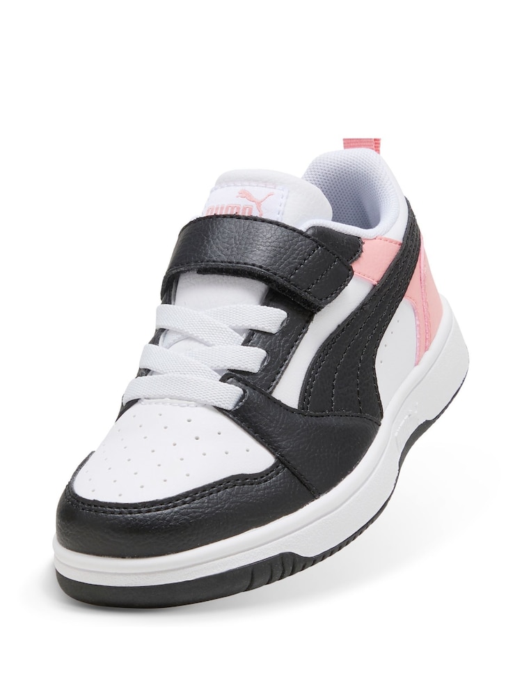 Krijtwit - Puma Kids Rebound V6 Lo Sneakers - Image 4 of 6