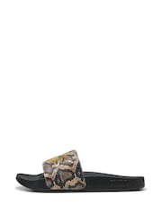 Puma Black Womens Leadcat 2.0 Snake Chic Slides - Image 2 of 6
