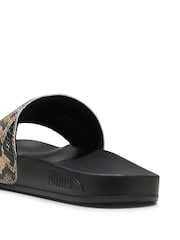 Puma Black Womens Leadcat 2.0 Snake Chic Slides - Image 6 of 6