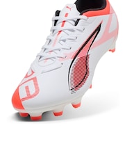 Puma White Womens ULTRA 5 PLAY FG/AG Football Boots - Image 5 of 6