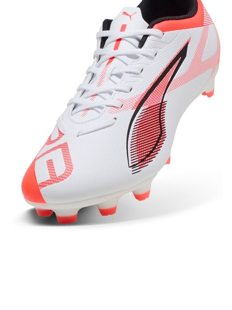 Puma White Womens ULTRA 5 PLAY FG/AG Football Boots - Image 5 of 6