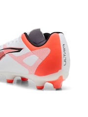 Puma White Womens ULTRA 5 PLAY FG/AG Football Boots - Image 6 of 6