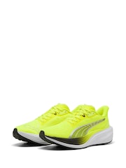 Puma Yellow Mens Darter Pro Running Shoes - Image 3 of 5