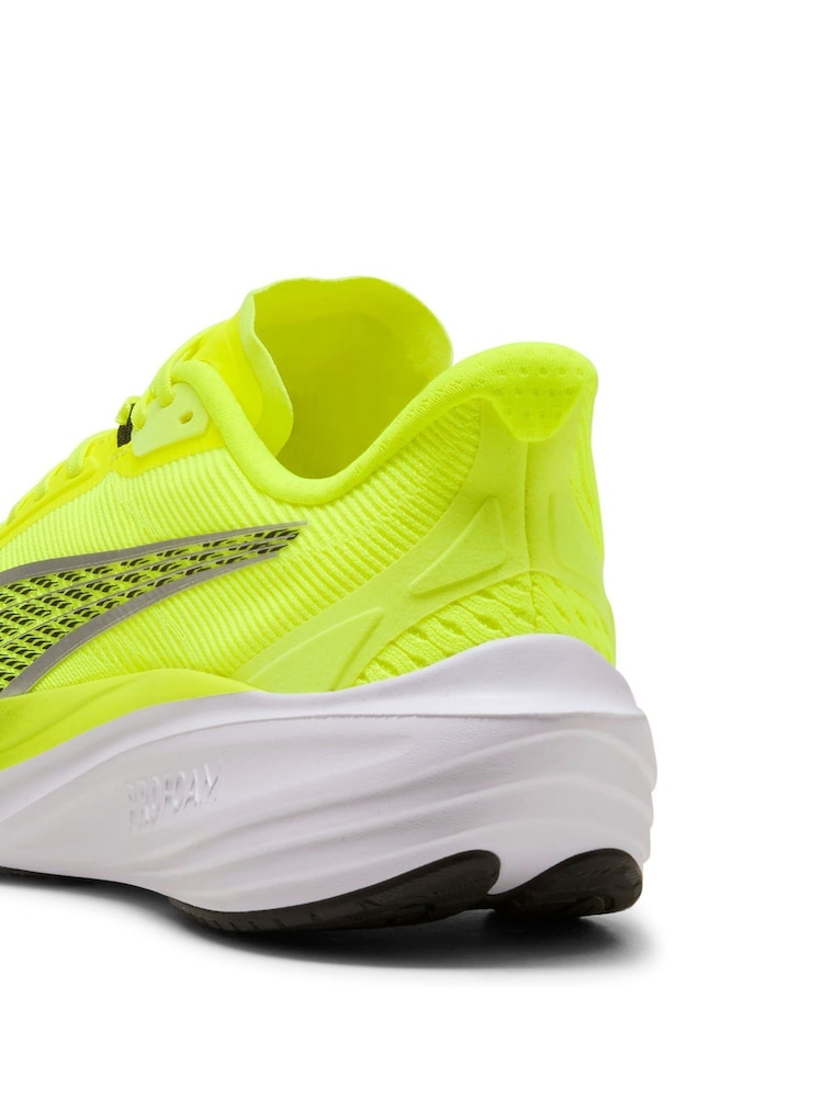 Puma Yellow Mens Darter Pro Running Shoes - Image 5 of 5