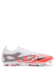 Puma White Mens ULTRA 5 MATCH MG Football Boots - Image 1 of 5