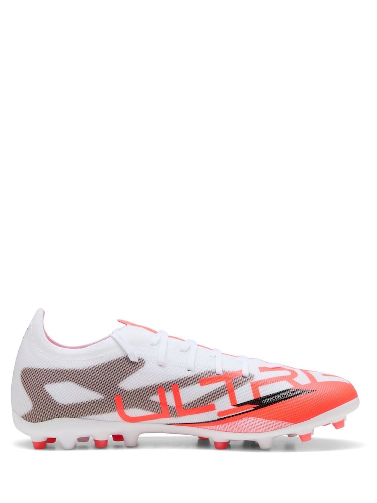 Puma White Mens ULTRA 5 MATCH MG Football Boots - Image 1 of 5