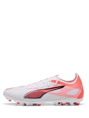 Puma White Mens ULTRA 5 MATCH MG Football Boots - Image 3 of 5