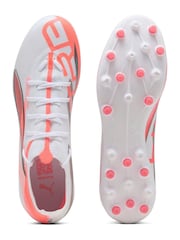 Puma White Mens ULTRA 5 MATCH MG Football Boots - Image 4 of 5