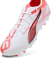 Puma White Mens ULTRA 5 MATCH MG Football Boots - Image 5 of 5