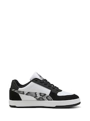 Puma Black Womens Caven 2.0 Snake Chic Sneakers - Image 1 of 6