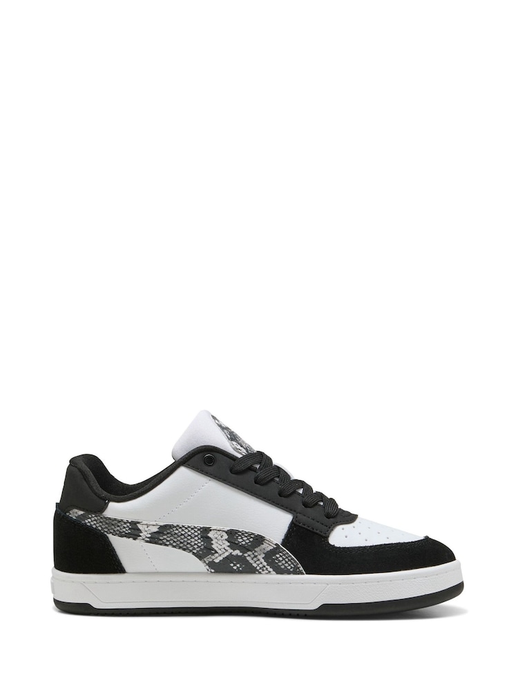 Puma Black Womens Caven 2.0 Snake Chic Sneakers - Image 1 of 6