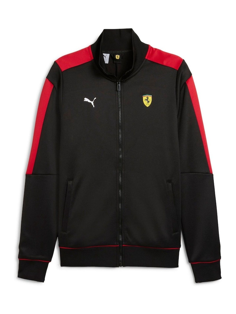 Puma Black Mens Scuderia Ferrari Race MT7 Jacket - Image 5 of 5