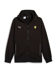 Puma Black Mens Scuderia Ferrari Race Sweat Jacket - Image 4 of 5