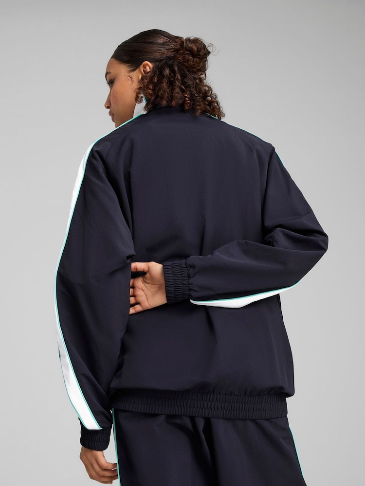 Puma Blue Mens T7 Oversized Track Jacket - Image 2 of 4