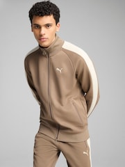 Puma Brown Mens T7 ALWAYS ON Track Jacket - Image 1 of 5