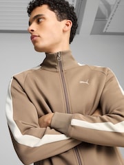 Puma Brown Mens T7 ALWAYS ON Track Jacket - Image 2 of 5
