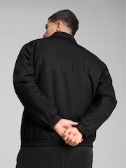 Puma Black Mens Wardrobe Relaxed Retro Football Jacket - Image 3 of 5