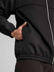 Puma Black Mens Wardrobe Relaxed Retro Football Jacket - Image 4 of 5
