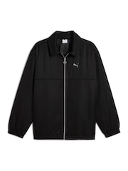 Puma Black Mens Wardrobe Relaxed Retro Football Jacket - Image 5 of 5