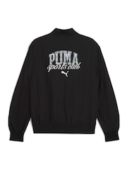 Puma Black Mens Class Bomber Jacket - Image 5 of 5