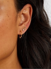 Accessorize 14ct vic and Bobble Hoop Earrings 4 Pack - Slika 2 iz 2