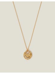 Accessorize 14ct Plated Celestial Diamante Pendant Necklace - Slika 1 iz 4