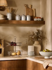 Gold Antique Hertford 2 tier Fruit Basket - Image 5 of 6