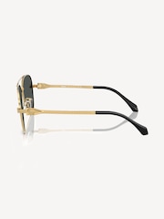 Versace Gold Ve2283 Pilot Sunglasses - Image 2 of 5