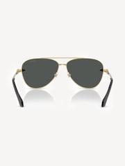 Versace Gold Ve2283 Pilot Sunglasses - Image 3 of 5