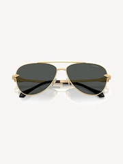 Versace Gold Ve2283 Pilot Sunglasses - Image 5 of 5